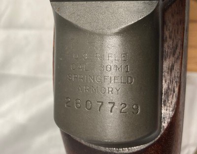 M1 GARAND 30-06 SERIAL 260779 BLUE SKY ARLINGTON VA MARKED ON BARREL - Image 6 of 15