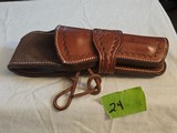 Boss Leather Western Toolled Leather Single Action Holster - Image 1 of 9