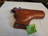 DeSantis Leather Right-Handed OWB Belt Holster with Thumb Break - Image 1 of 7