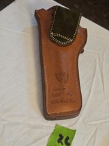Safariland Vintage Leather Revolver Holster - S&W Large Frame / Model 25 - Image 2 of 5