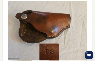 Leather Revolver Holster Stamped DS - Colt Detective Special 2" Barrel - Image 6 of 6