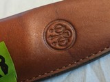 Beretta Leather Knife Sheath for Fixed Blade Hunting Knife - Image 3 of 5