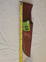 Beretta Leather Knife Sheath for Fixed Blade Hunting Knife - Image 4 of 5