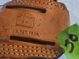 DeSantis Leather Revolver Holster - Stamped 34 Right Hand - Image 4 of 6