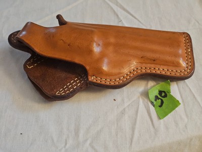 DeSantis Leather Revolver Holster - Stamped 34 Right Hand - Image 1 of 6