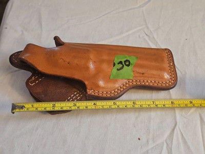 DeSantis Leather Revolver Holster - Stamped 34 Right Hand - Image 6 of 6