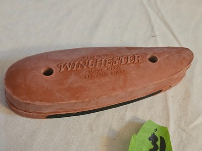 Original Factory Winchester Red Recoil Buttpad - Pat. June 6, 1922 - Image 2 of 8
