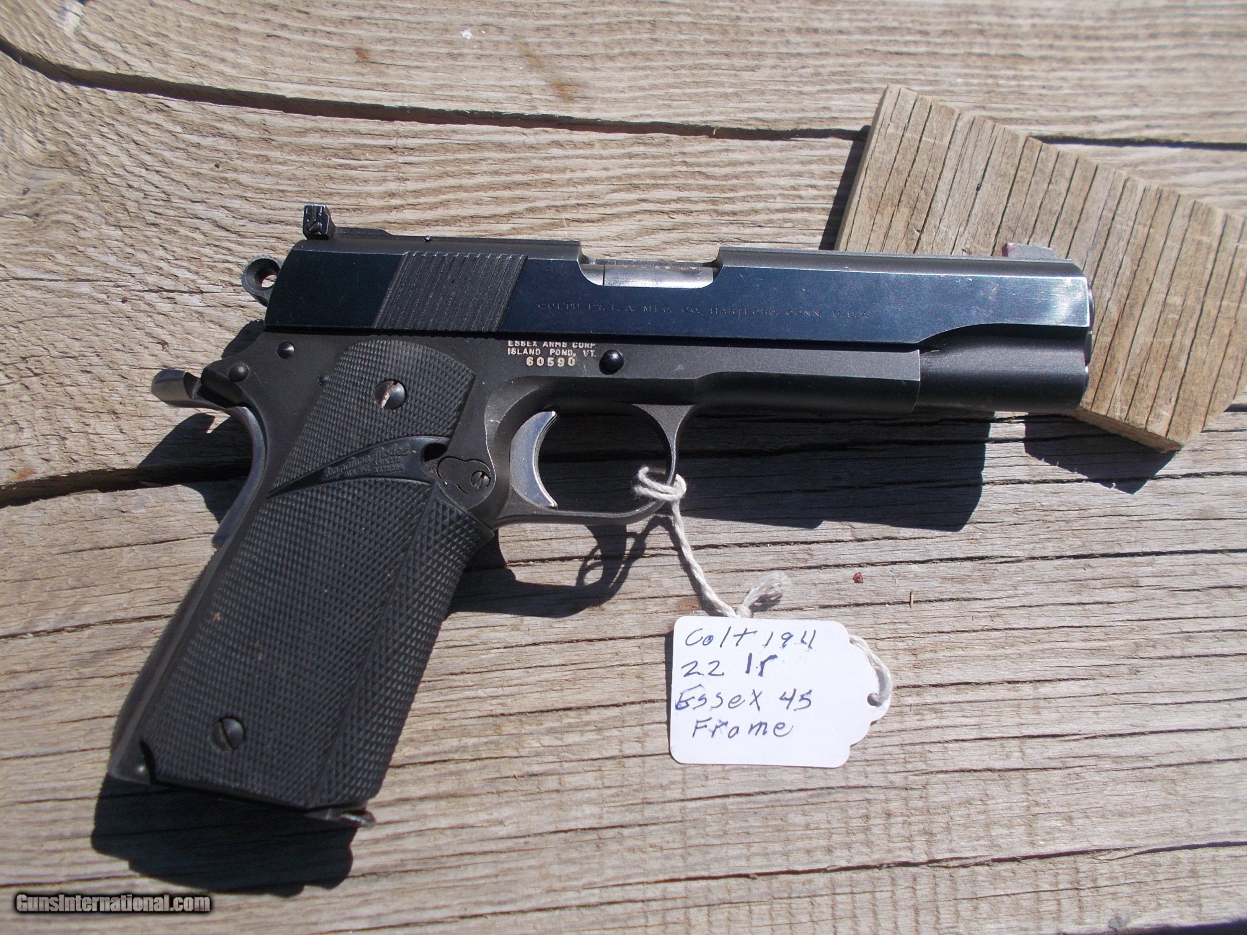 essex frame colt slide 1911 22lr