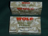 Wolf .223REM Steel Case Russian Ammo - 1 of 1