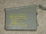 3006 ammo 192 rounds in M1 Garand Clips Ammo Can Korean - 5 of 6