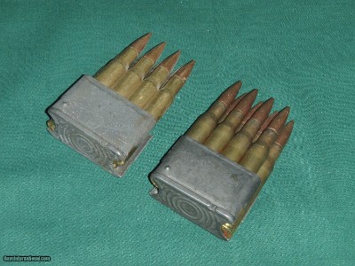 3006 ammo 192 rounds in M1 Garand Clips Ammo Can Korean