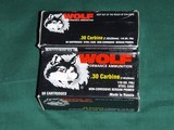 .30 Cal Carbine Wolf Steel
