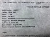 1891 Colt SAA 38 WCF - 15 of 15