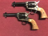 COLT FRONTIER SIX SHOOTERS 4 3/4 inch CONSECUTIVE PAIR - 1 of 7