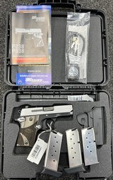 SIG SAUER P938 BLACKWOOD TWO 7 ROUND, ONE 6 ROUND MAGAZINE w/night sights - 1 of 7