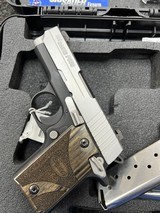 SIG SAUER P938 BLACKWOOD TWO 7 ROUND, ONE 6 ROUND MAGAZINE w/night sights - 5 of 7