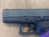 GLOCK 43 g43 with soft case stylish purple hogue grip - 4 of 7