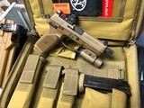 FN FNX Tactical 45 W/6 MAGS + DARA OWB LVL 2 HOLSTER + RMR - 5 of 7