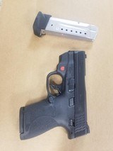 SMITH & WESSON 9mm M&P9 SHIELD M2.0 thumb safety with crimson trace laser - 1 of 6