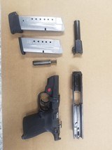 SMITH & WESSON 9mm M&P9 SHIELD M2.0 thumb safety with crimson trace laser - 2 of 6