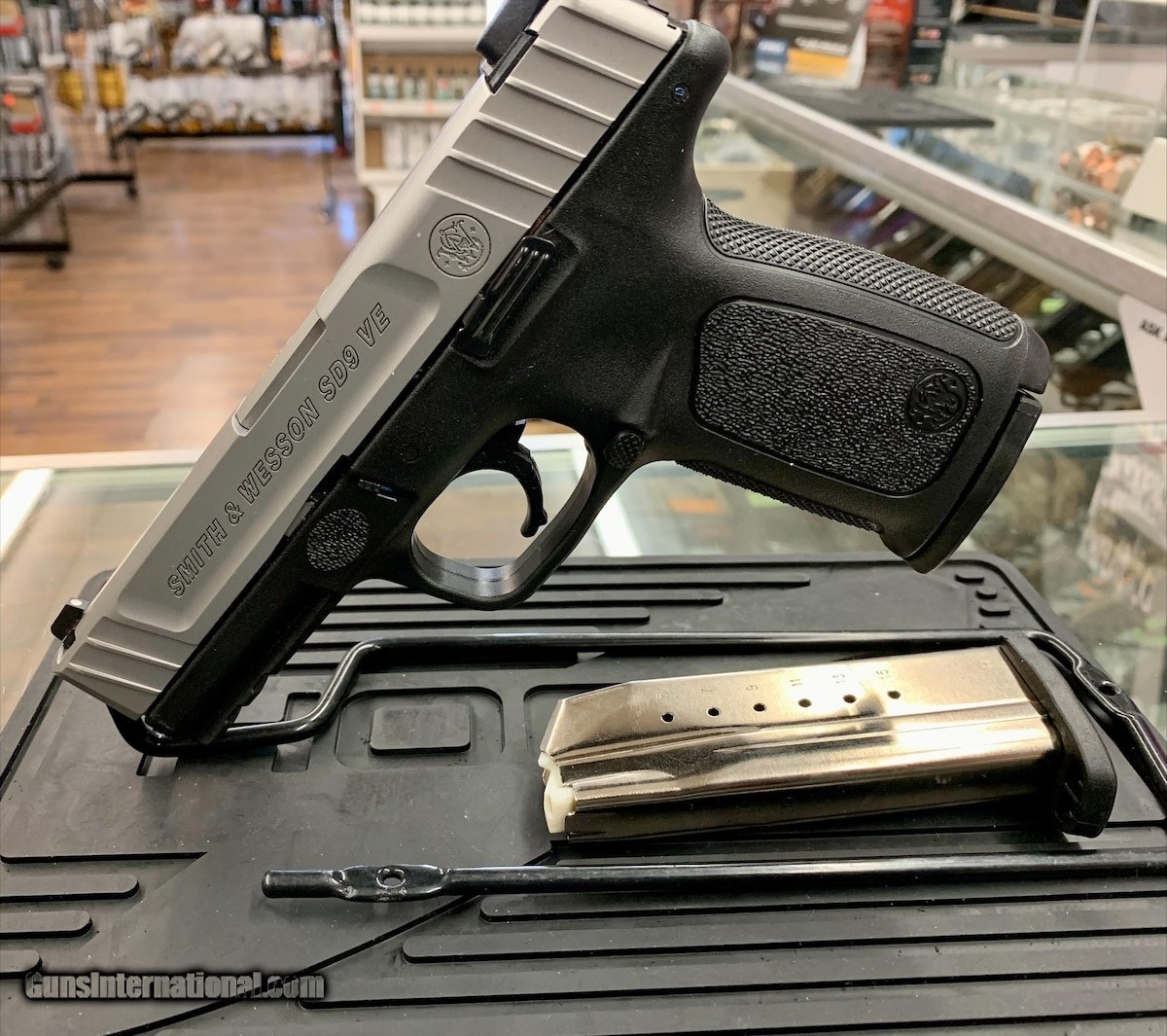 SMITH AND WESSON sd9ve sd 9 ve silver slide