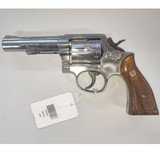 SMITH & WESSON 13-2 Nickel w/Bianchi Leather Holster - 1 of 6