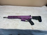 ANDERSON MANUFACTURING AM15 AR15 Pistol Purple Cerakote Stainless Barrel - 4 of 7