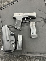 SIG SAUER P365 9MM TWO 10 ROUND ONE 12 ROUND NIGHT SIGHT AND HOLSTER - 3 of 7