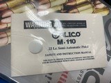 CALICO M110 Pistol w/Case & Factory Accessories - 2 of 7