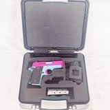 SIG SAUER P938 Custom Blue/Pink w/1 Blue Mag, 1 Pink Mag, Box, Holster - 1 of 5