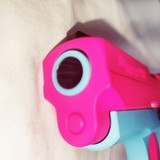 SIG SAUER P938 Custom Blue/Pink w/1 Blue Mag, 1 Pink Mag, Box, Holster - 5 of 5