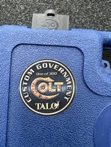 COLT 1911 TALO CUSTOM GOVERNMENT ONE OF 300 - 7 of 7