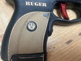 RUGER lc9 w/Crimson Trace Laser, FDE Grip & Custom Red Trigger - 7 of 7