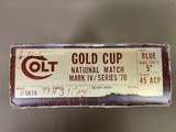 COLT GOLD CUP NATIONAL MATCH MARK IV SERIES 70 - 6 of 7