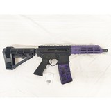 ALEX PRO FIREARMS AR-15 Pistol w/BCA Upper Purple w/Mag, Soft Case, SBA4 - 1 of 1
