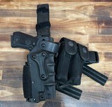 BERETTA 96A1 With TLR-2 Stream Light, Drop Leg Holster, & 3 Mags - 3 of 3