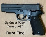 SIG SAUER highly collectible WEST GERMAN P220 P-220 1987 GERMAN PROOF MARKS ALL MATCHING - 1 of 7