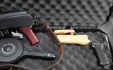 CENTURY ARMS DRACO NAK9 CUSTOM WOOD WORK W/ RED DOT AND MUZZLE BRAKE - 3 of 8