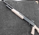 SUN CITY MACHINERY STEVENS 320 12 GA PUMP SHOTGUN W/ HEAT SHEILD AND FIBER OPTICS - 1 of 7