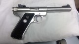 RUGER MKII TARGET STAINLESS - 1 of 2