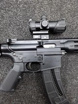 SMITH & WESSON M&P15-22 W/ RED AND GREEN OPTIC AND FOREGRIP - 2 of 7