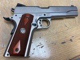 RUGER SR1911 Stainless Steel / Wood Grips - 5 of 7