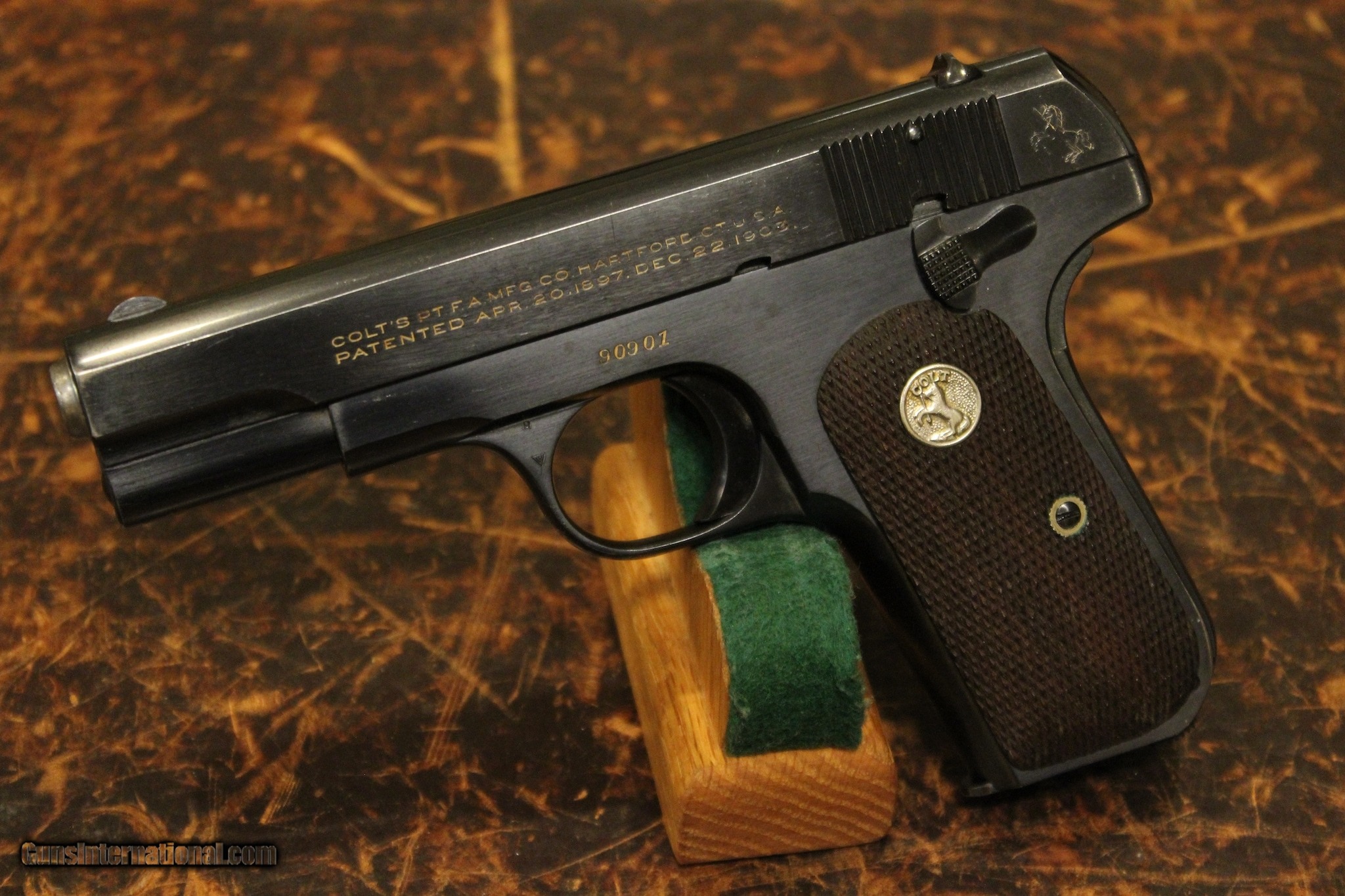 COLT 1908 COLT AUTOMATIC HAMMERLESS
