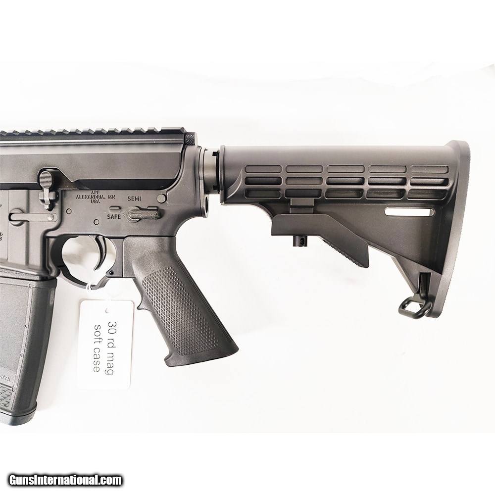 ALEX PRO FIREARMS APF AR15 w/BCA Upper Heavy Fluted Barrel, Side Charger, w/30rd Mag, Soft Case