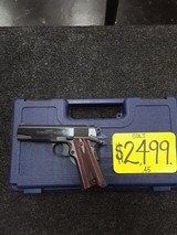 COLT DEFENSE HARTFORD CT 1911 COMMANDER‚‚S MODEL RARE 100 YEARS OF SERVICE EDITION .45 AC - 1 of 6