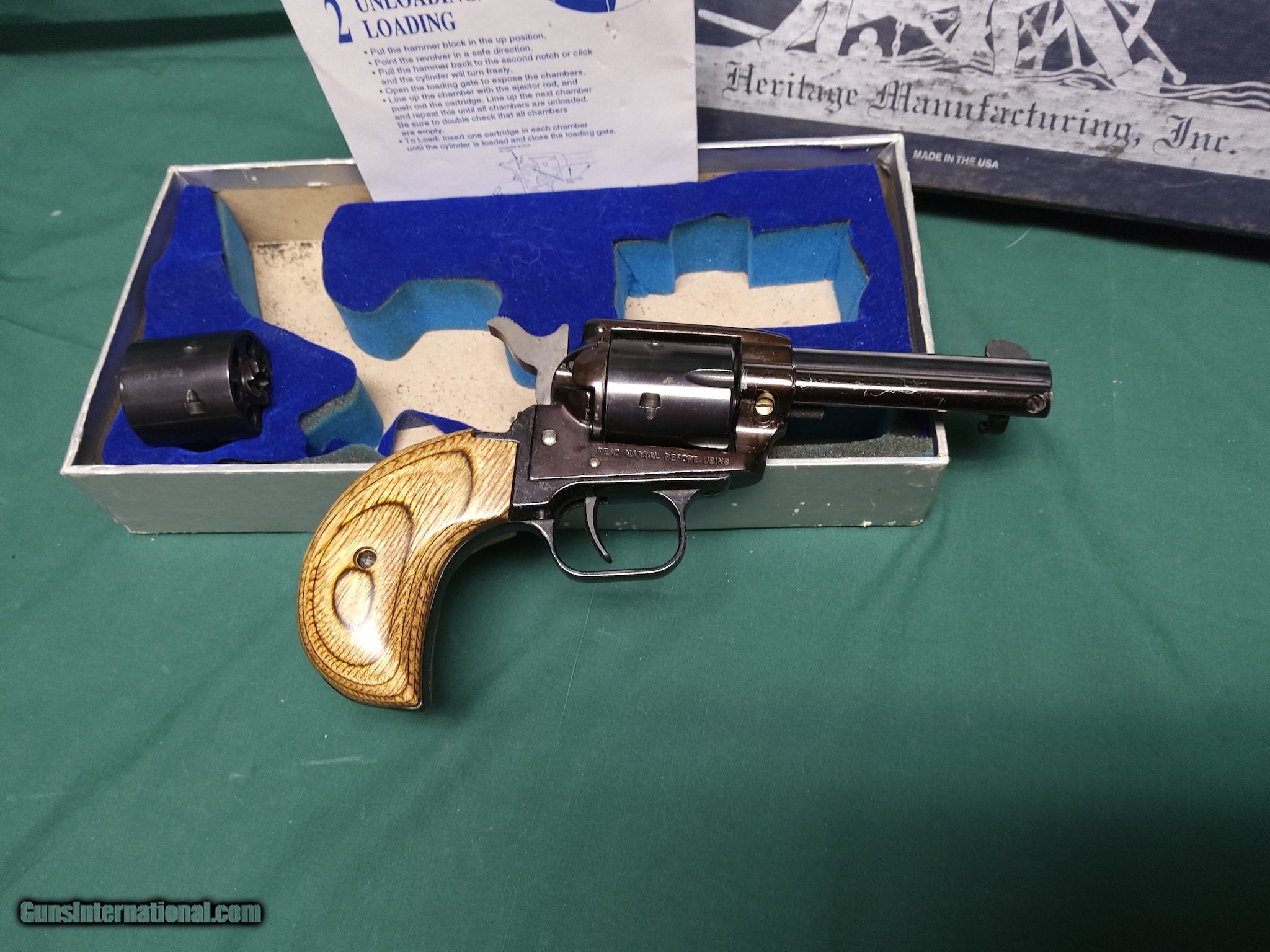 HERITAGE ARMS RR22MB9 ROUGH RIDER 22LR/22MAG