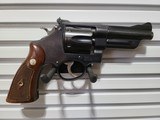 SMITH & WESSON HIGHWAY PATROLMAN PRE-MODEL 28 .357 mag 4 walnut grip collector revolver - 3 of 5