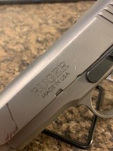 RUGER SR1911 Stainless Steel / Wood Grips - 4 of 7