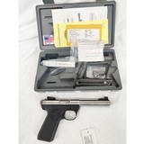 RUGER 22/45 Mark III Stainless Target w/Original Case, 2 Mags, Scope Mount - 1 of 4