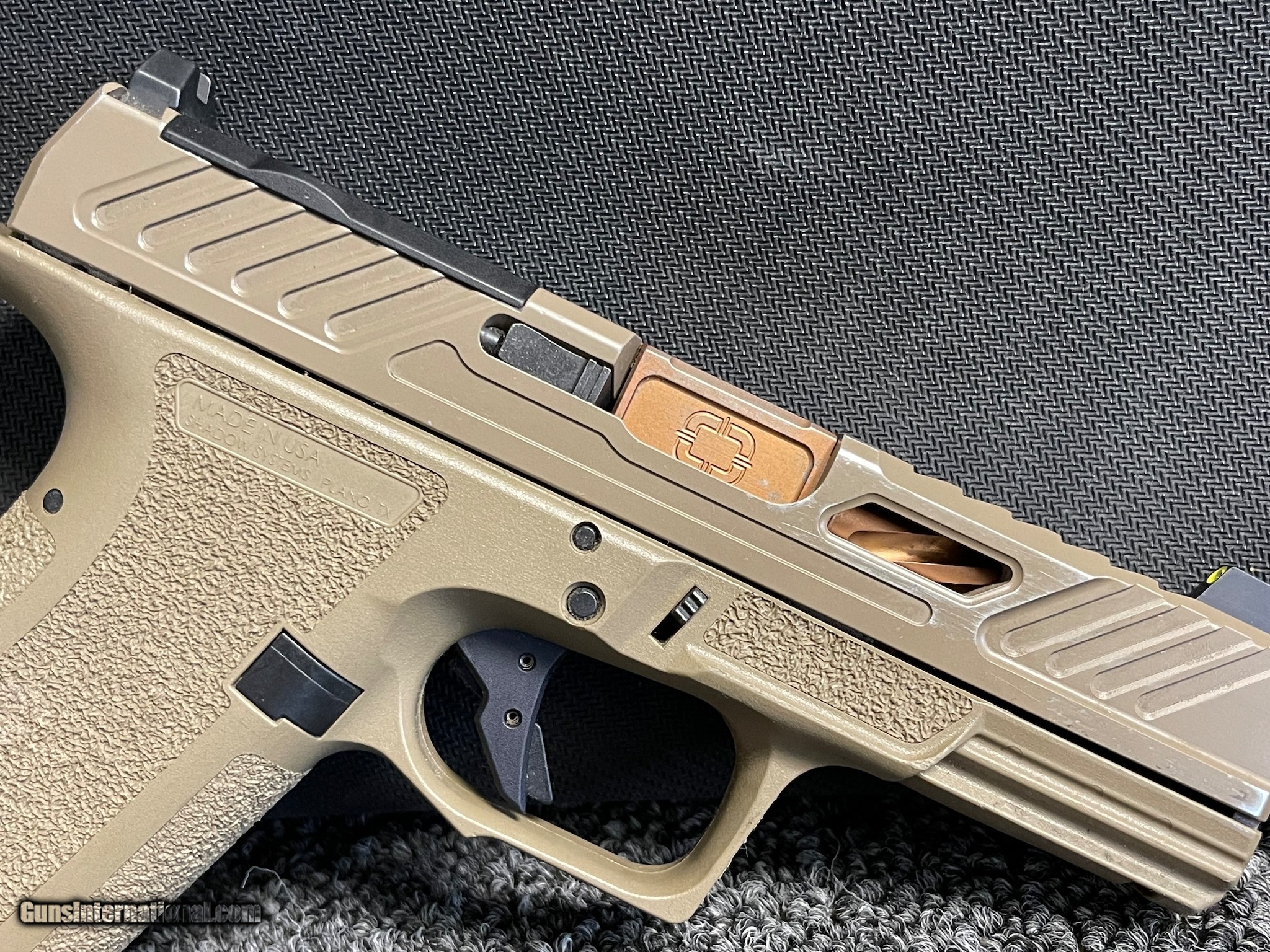 SHADOW SYSTEMS MR920 9mm FDE FRAME Combat Slide DLC